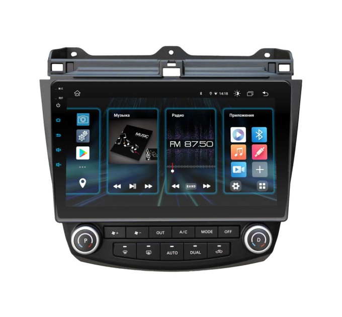 Штатна магнітола Incar DTA4-0114 для Honda Accord 2002-2007