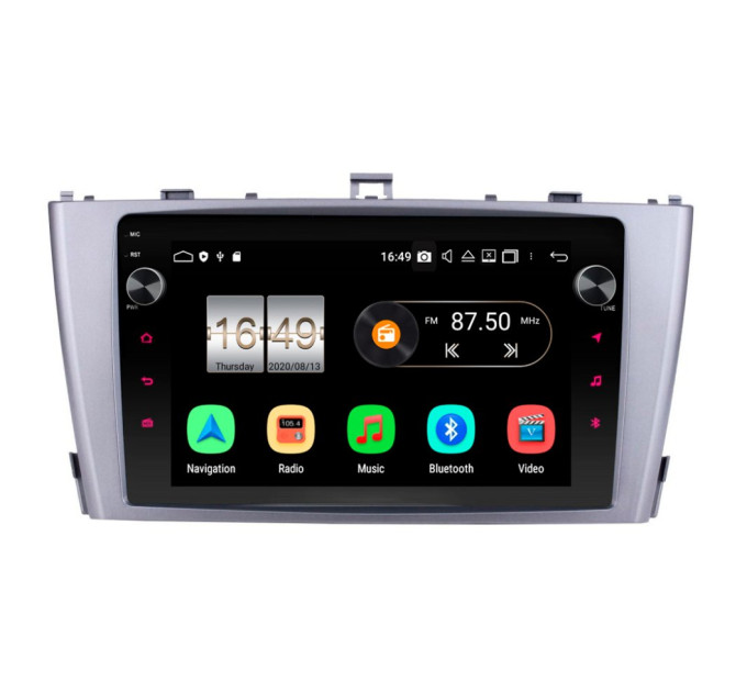 Штатна магнітола Torssen Toyota Avensis 11-15 MP9232 круговий огляд