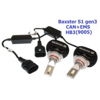 Світлодіодні лампи Baxster S1 gen3 HB3 (9005) 5000K CAN+EMS