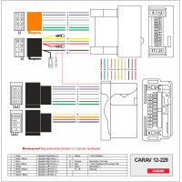Перехідник для магнітол Honda Carav 12-229