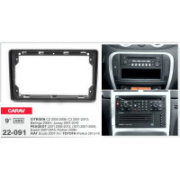 Перехідна рамка Citroen, Peugeot, Fiat, Toyota Carav 22-091